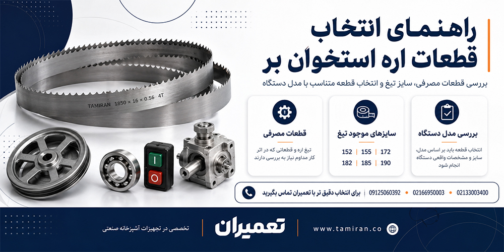 قطعات اره استخوان بر صنعتی