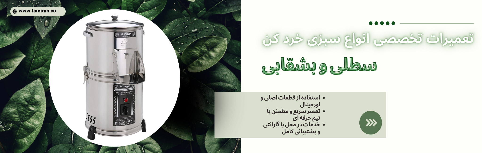 تعمیر سبزی خرد کن